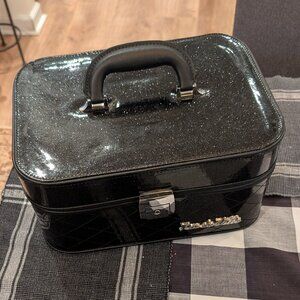 Lux de Ville | Train Case | Black w Holographic Glitter | Retired